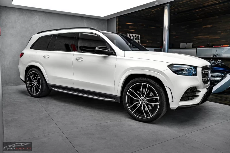 Mercedes-Benz GLS 400 d/4MATIC/330HP/AMG/BURM/PANO/360CAM/HUD/KLESS/723f, снимка 5 - Автомобили и джипове - 51659119