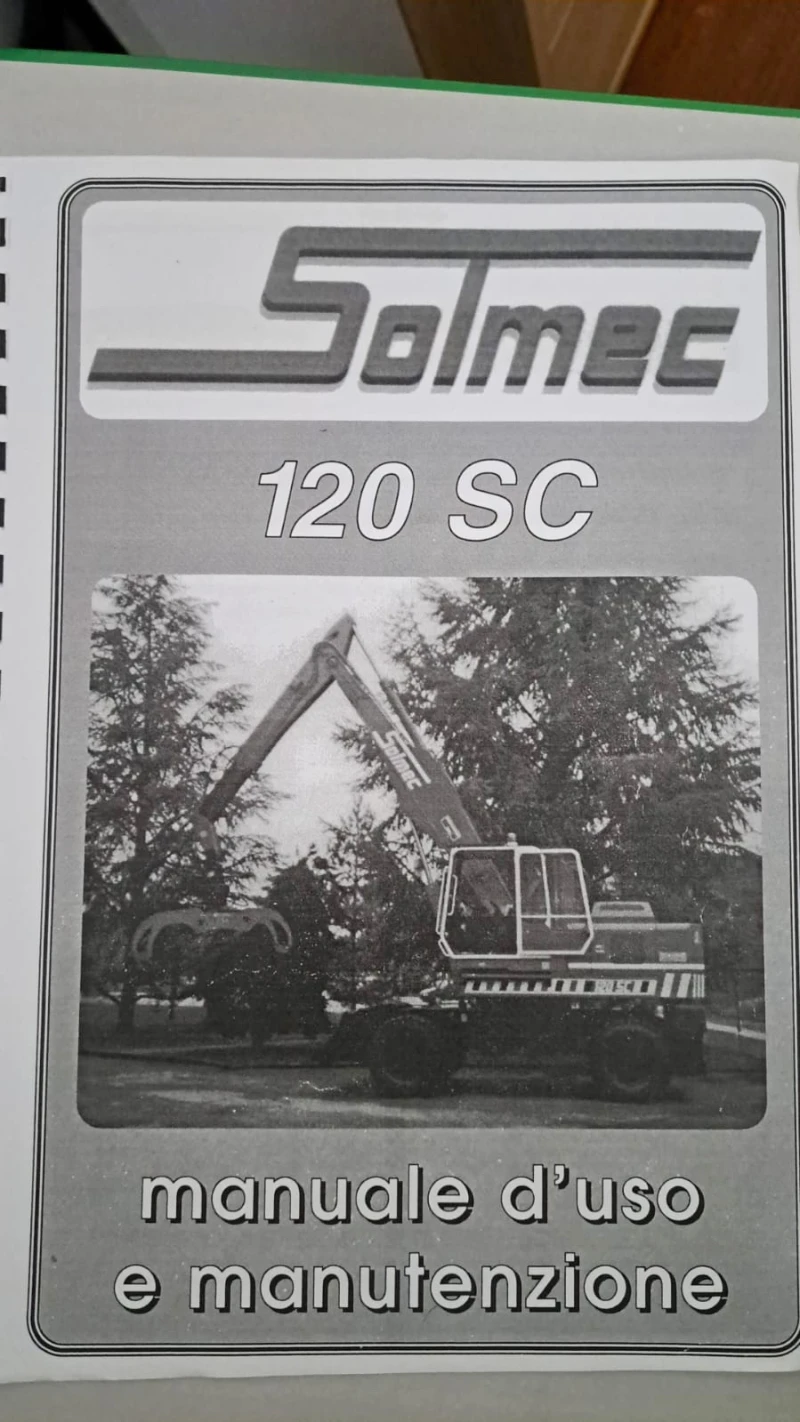 Багер Solmec 120 SC , снимка 6 - Индустриална техника - 47450381