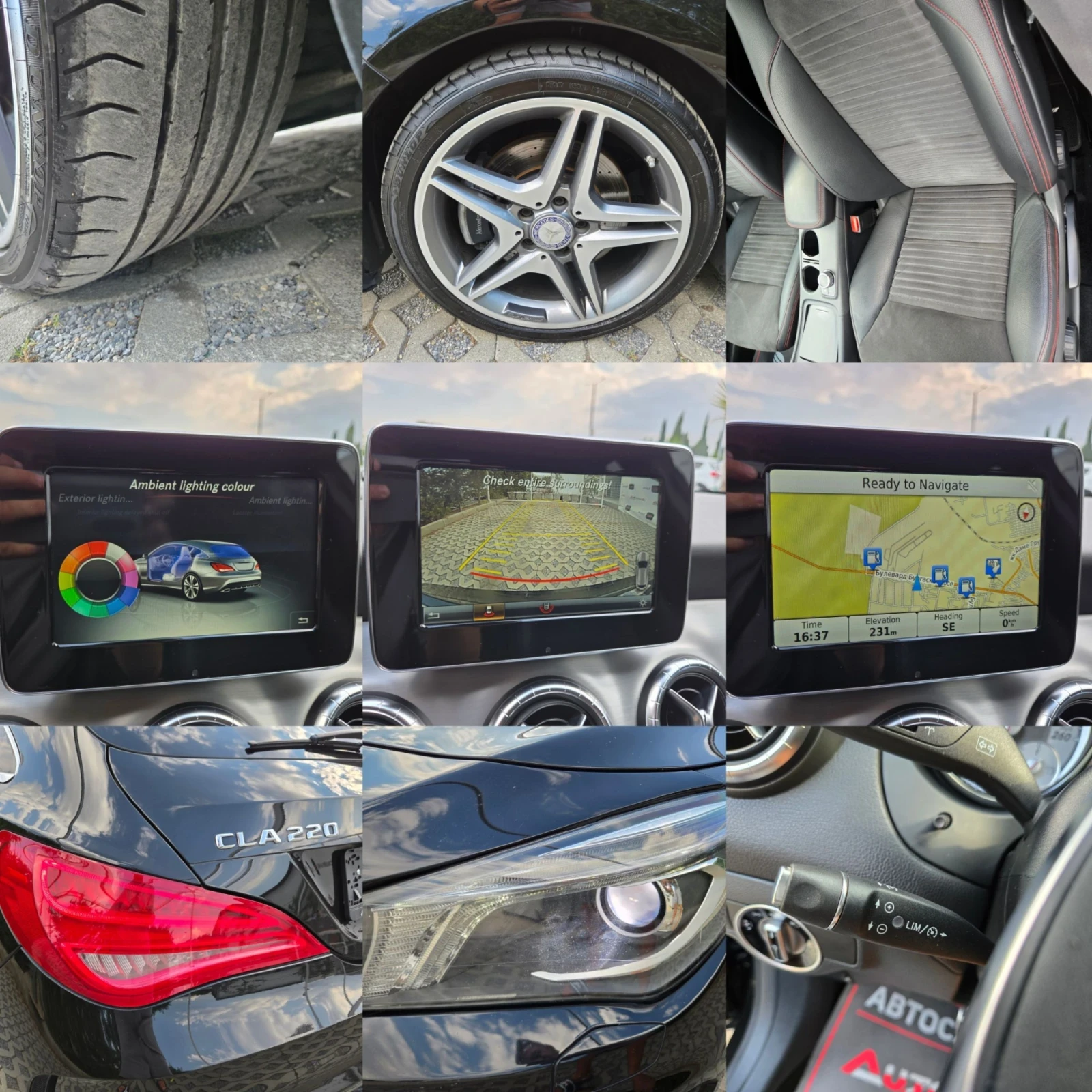 Mercedes-Benz CLA 220 2.2CDI-177кс= AMG LINE= SHOOTING BRAKE= CAMERA, снимка 16 - Автомобили и джипове - 55590514