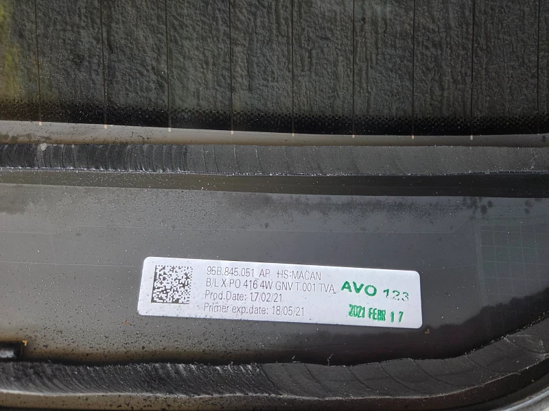 Porsche Macan задно стъкло, други, снимка 3 - Автомобили и джипове - 49642388