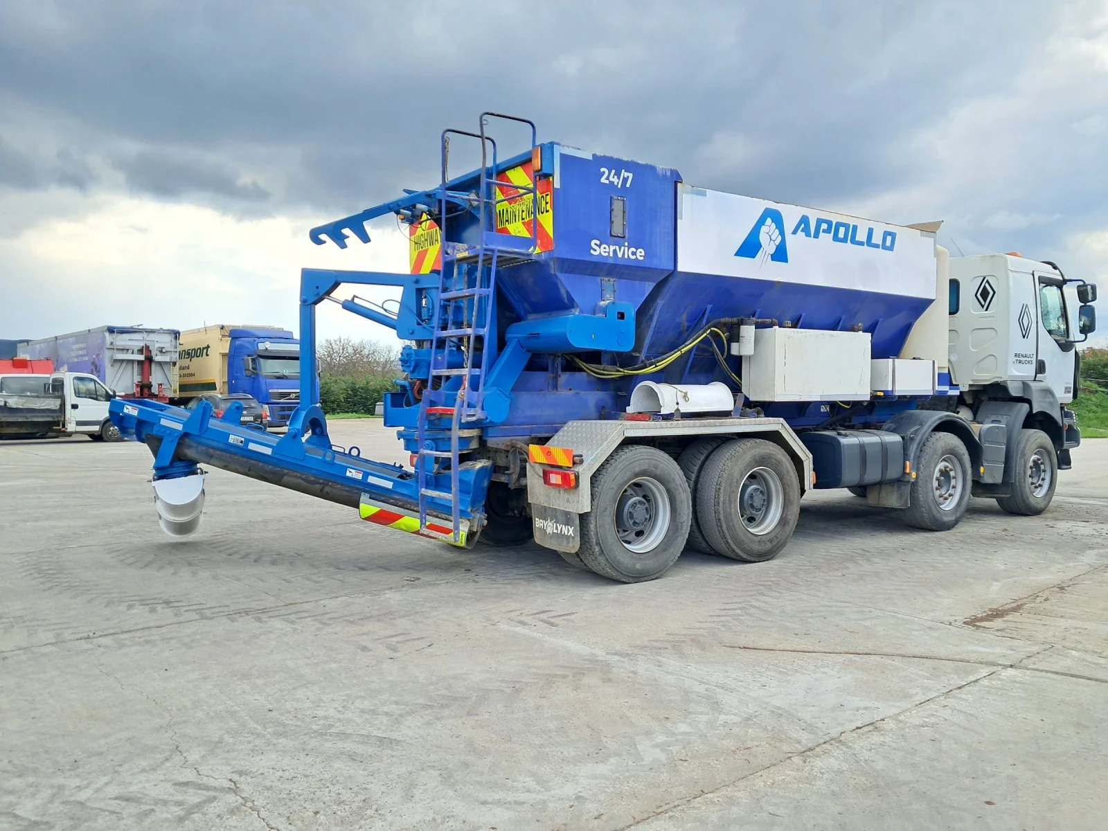 Бетон миксер Renault БЕТОНОВ ВЪЗЕЛ 45куб., снимка 3 - Индустриална техника - 54158993