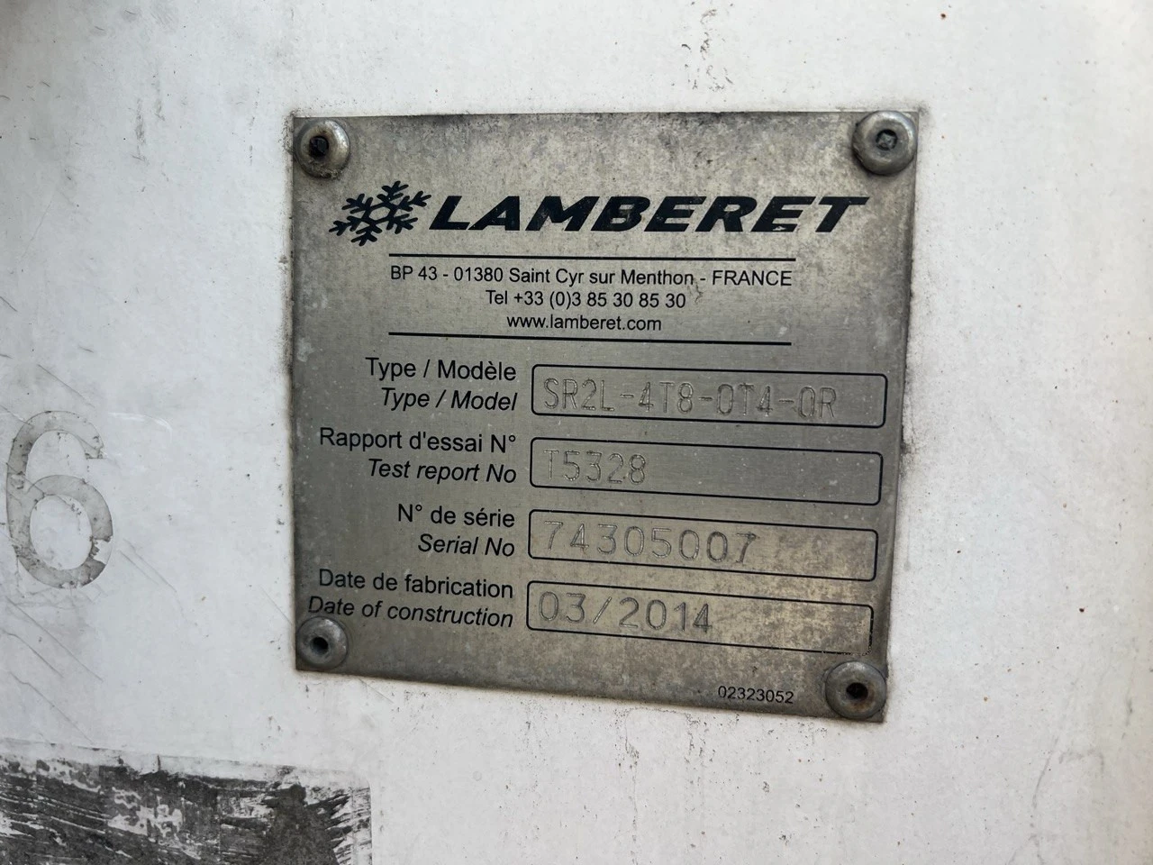 Полуремарке Други Lamberet LVFS2, снимка 5 - Ремаркета - 55844249