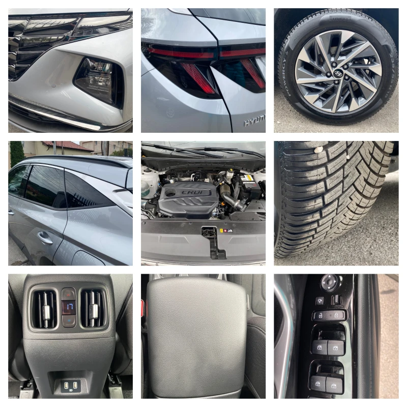 Hyundai Tucson 1.6CRDi-116ks-81000km!!!-LED-NAVI-PDC-KAMERA-EURO6, снимка 17 - Автомобили и джипове - 52180788