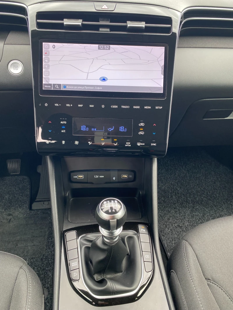 Hyundai Tucson 1.6CRDi-116ks-81000km!!!-LED-NAVI-PDC-KAMERA-EURO6, снимка 14 - Автомобили и джипове - 52180788