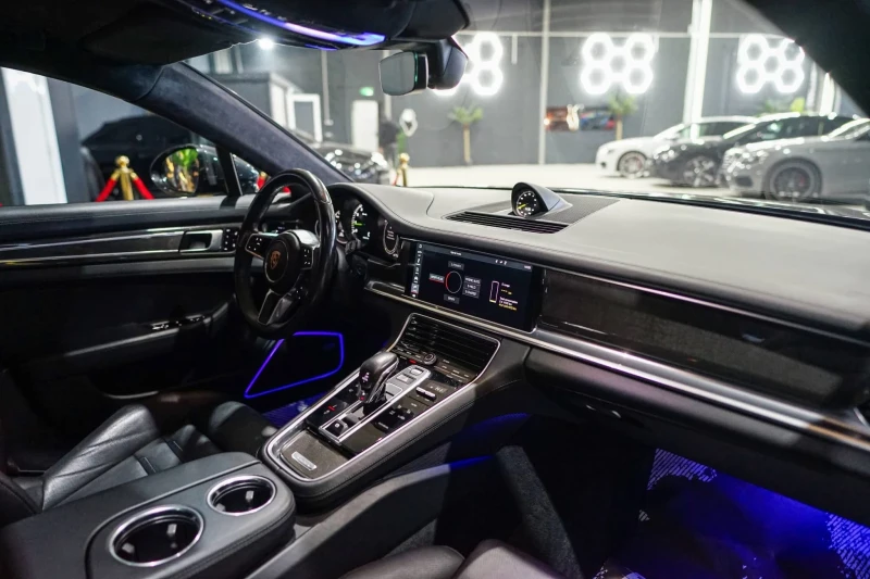 Porsche Panamera TURBO S E-HYBRID CARBON ПАНО BURM ЛИЗИНГ 100%, снимка 14 - Автомобили и джипове - 52877492