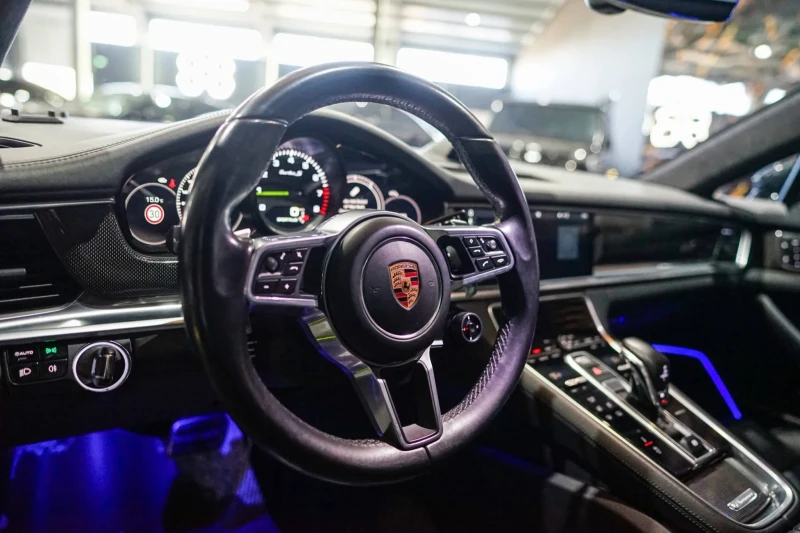 Porsche Panamera TURBO S E-HYBRID CARBON ПАНО BURM ЛИЗИНГ 100%, снимка 12 - Автомобили и джипове - 52877492