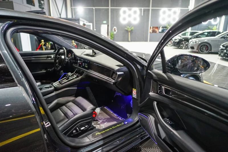 Porsche Panamera TURBO S E-HYBRID CARBON ПАНО BURM ЛИЗИНГ 100%, снимка 13 - Автомобили и джипове - 52877492