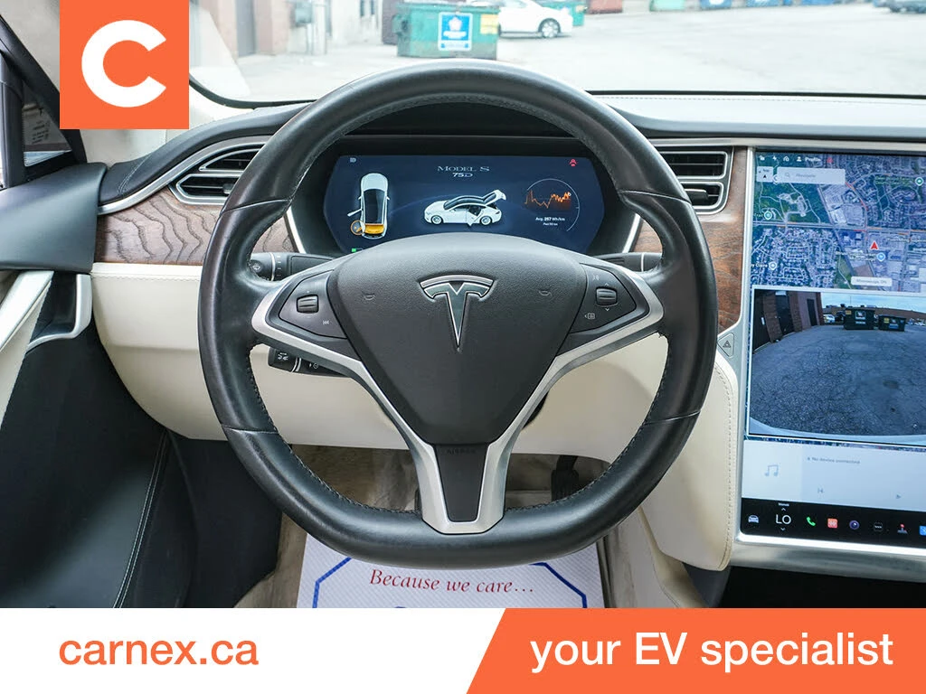 Tesla Model S * AWD* АвтоКредит * (ЦЕНА ДО БГ), снимка 11 - Автомобили и джипове - 55050333