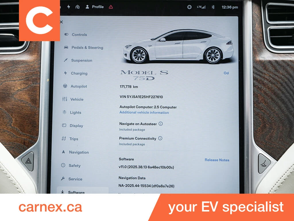 Tesla Model S * AWD* АвтоКредит * (ЦЕНА ДО БГ), снимка 13 - Автомобили и джипове - 55050333