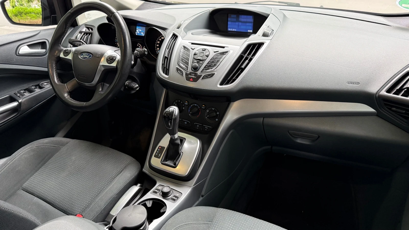 Ford C-max ПОДГРЕВ* АВТОМАТ* ПАРКТРОНИК* КЛИМАТИК, снимка 13 - Автомобили и джипове - 55135264