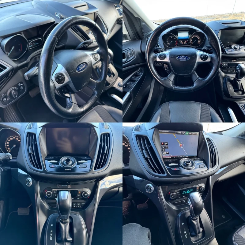 Ford Kuga 2.0TDCi TITANIUM / AVTOMAT / KOJA / NAVI / CAMERA, снимка 13 - Автомобили и джипове - 48296298