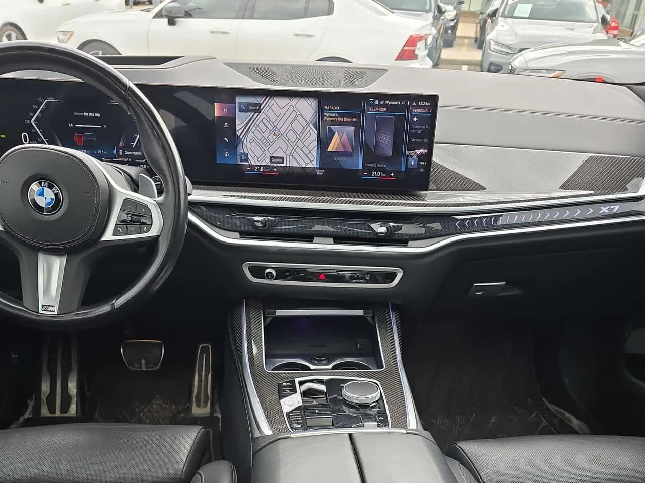 BMW X7 * xDrive40i * ОБДУХВАНЕ * ДИСТРОНИК * H/K * PANO, снимка 9 - Автомобили и джипове - 54197267