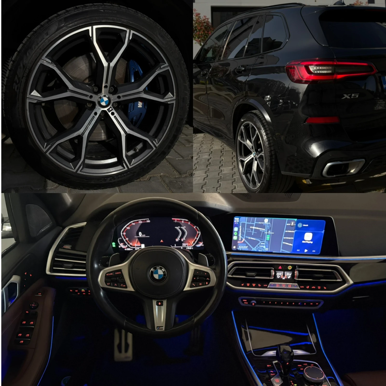 BMW X5 40i xDrive M-Pack/Въздушно/Laser/Soft Close, снимка 12 - Автомобили и джипове - 54931446