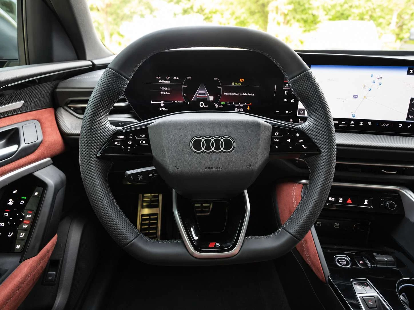 Audi SQ5 ЧЕРВЕНА КОЖА, ЦЕНА до БГ, снимка 9 - Автомобили и джипове - 55274198