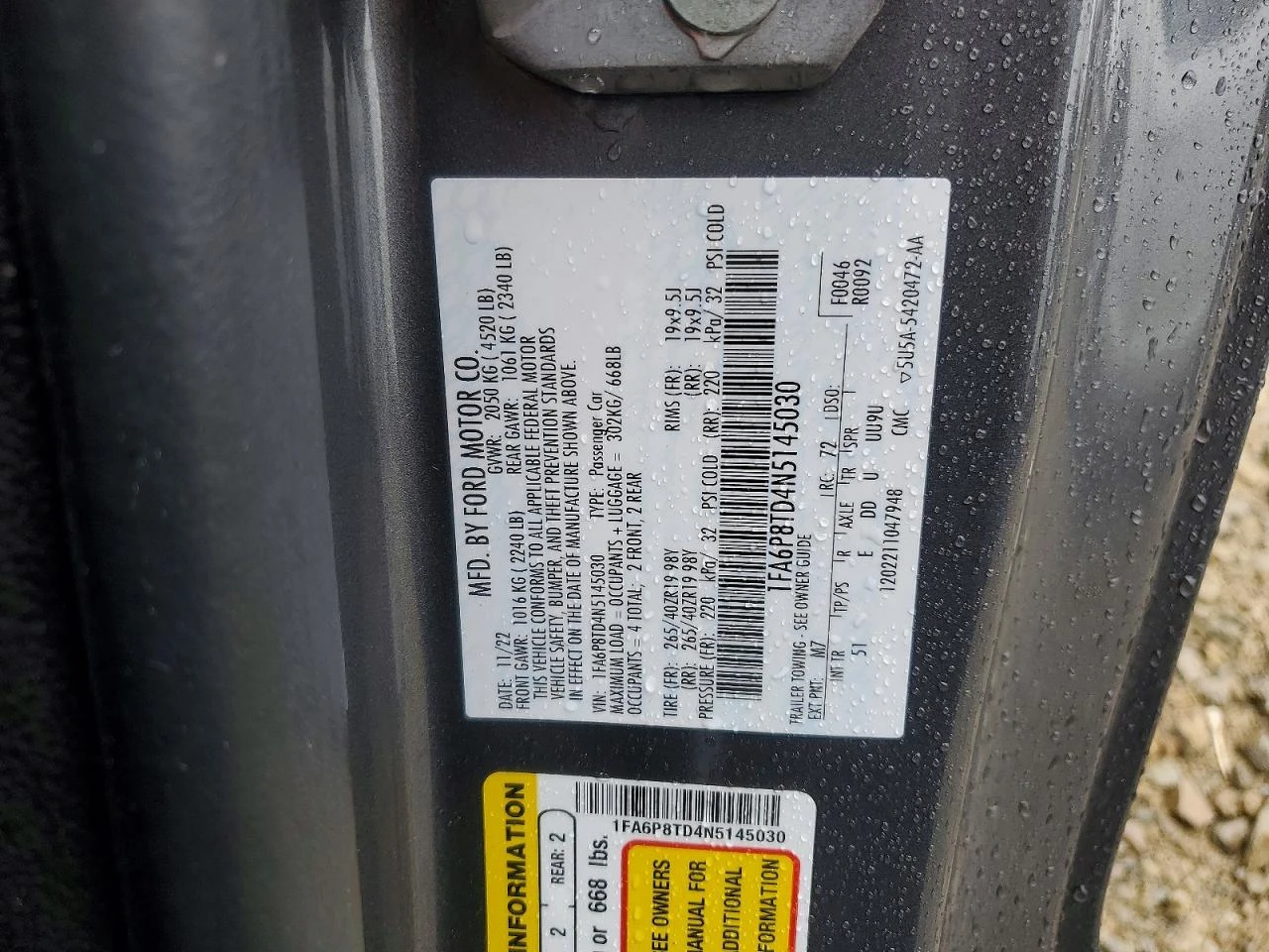 Ford Mustang 2.3l EcoBoost Fastback, снимка 12 - Автомобили и джипове - 54389836