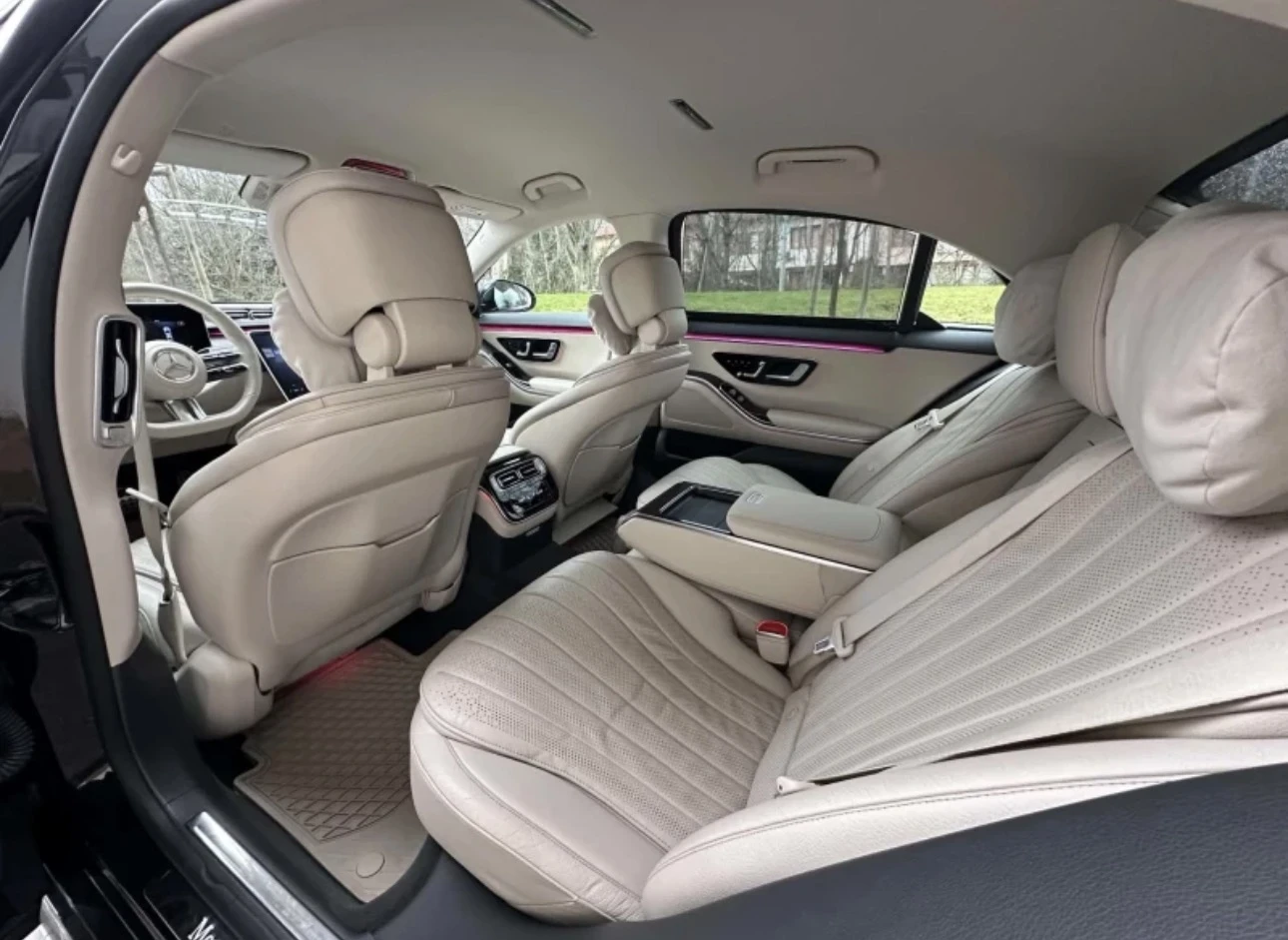 Mercedes-Benz S 350 AMG / LONG / 4 MATIC / ОБДУХВАНЕ / 360 камери, снимка 11 - Автомобили и джипове - 56733325