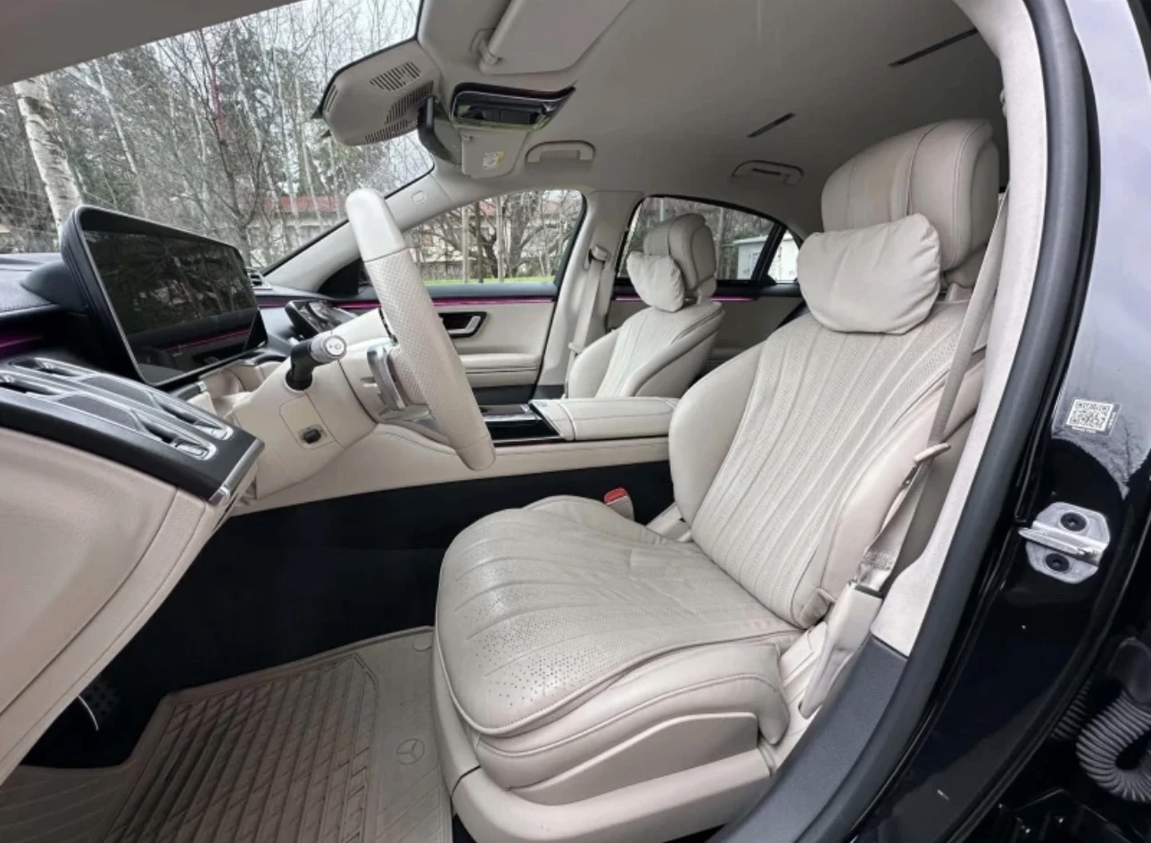 Mercedes-Benz S 350 AMG / LONG / 4 MATIC / ОБДУХВАНЕ / 360 камери, снимка 10 - Автомобили и джипове - 56733325