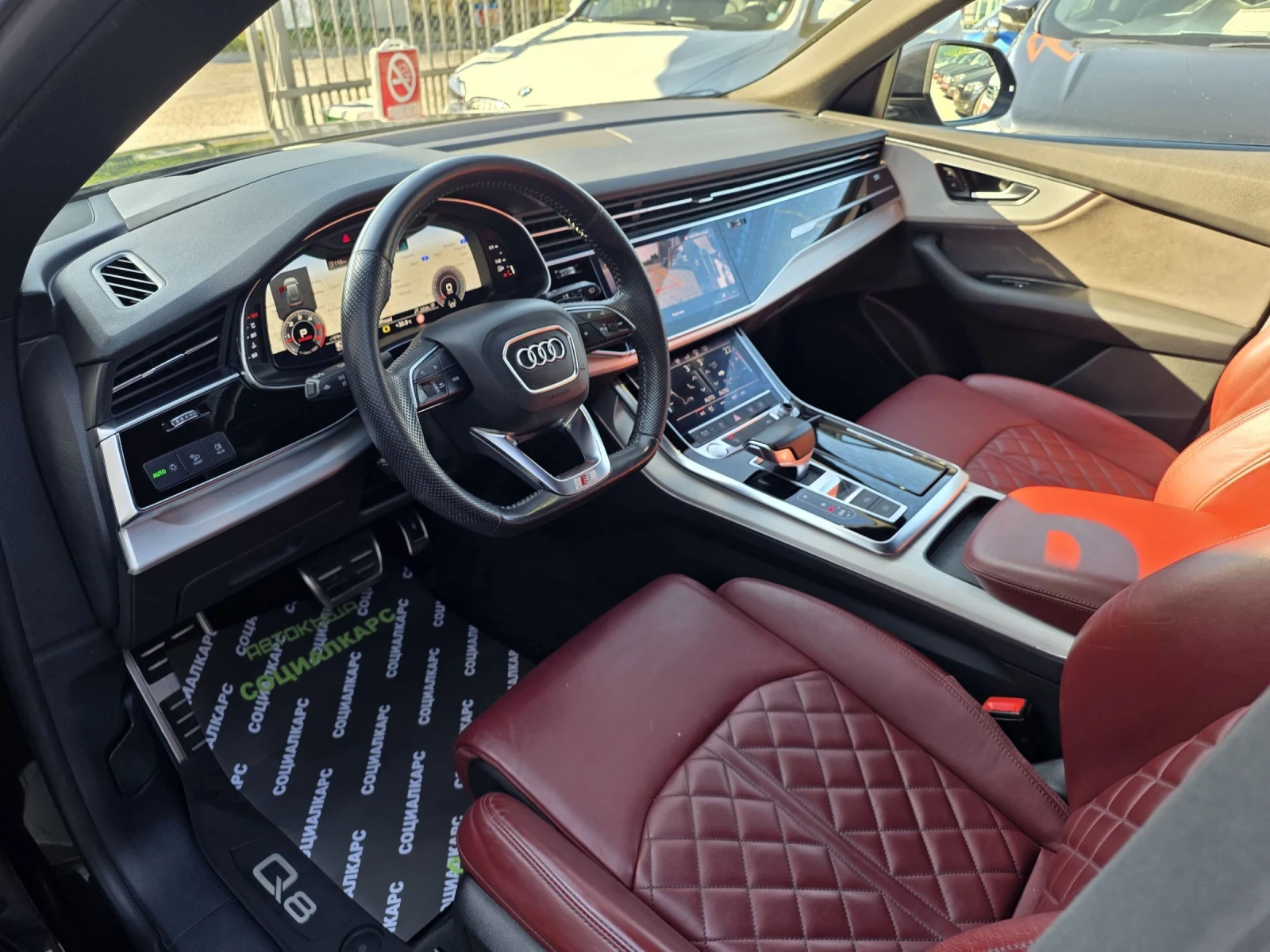 Audi Q8 3xsline head up, снимка 8 - Автомобили и джипове - 55253032