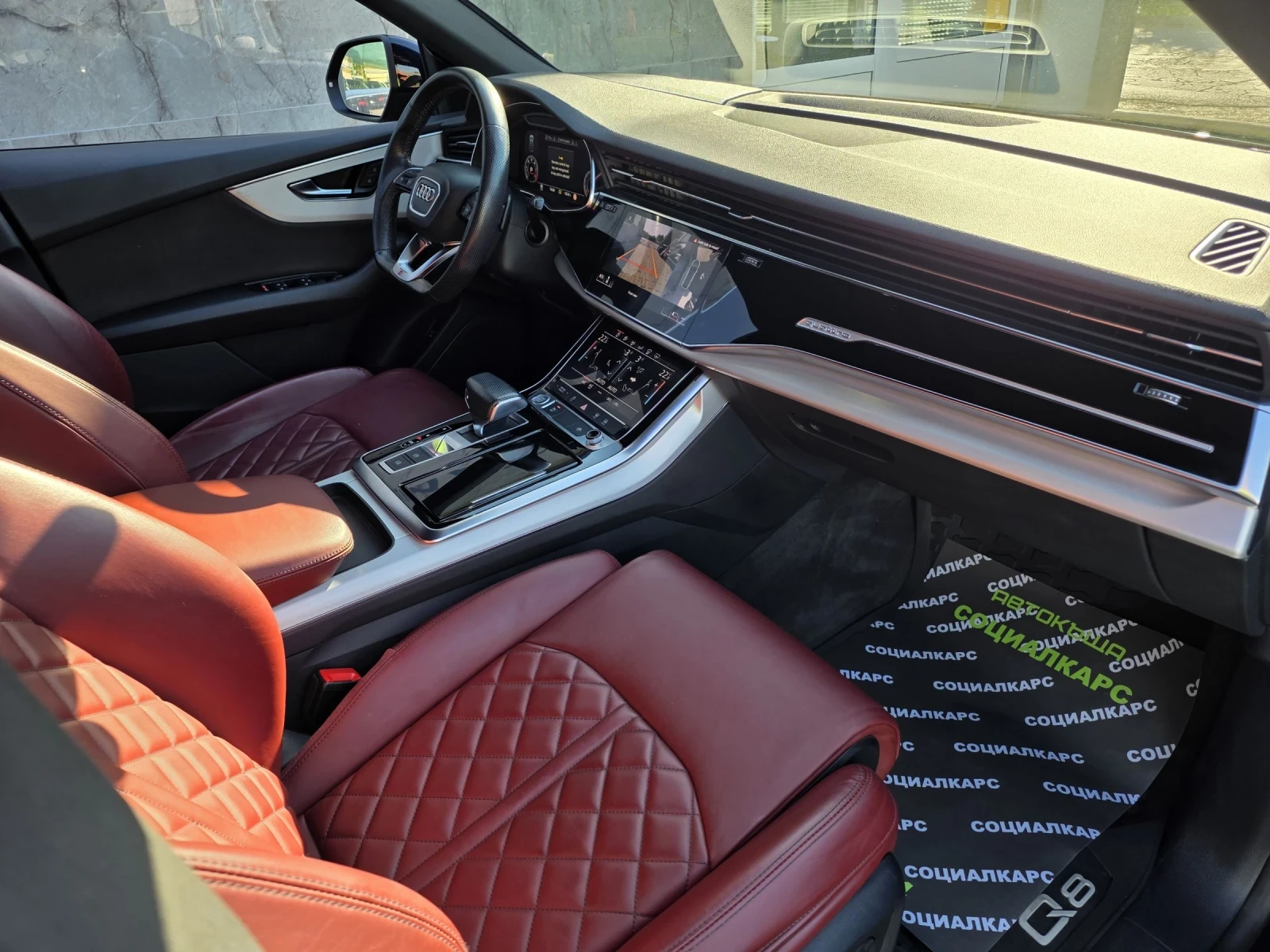 Audi Q8 3xsline head up, снимка 17 - Автомобили и джипове - 55253032