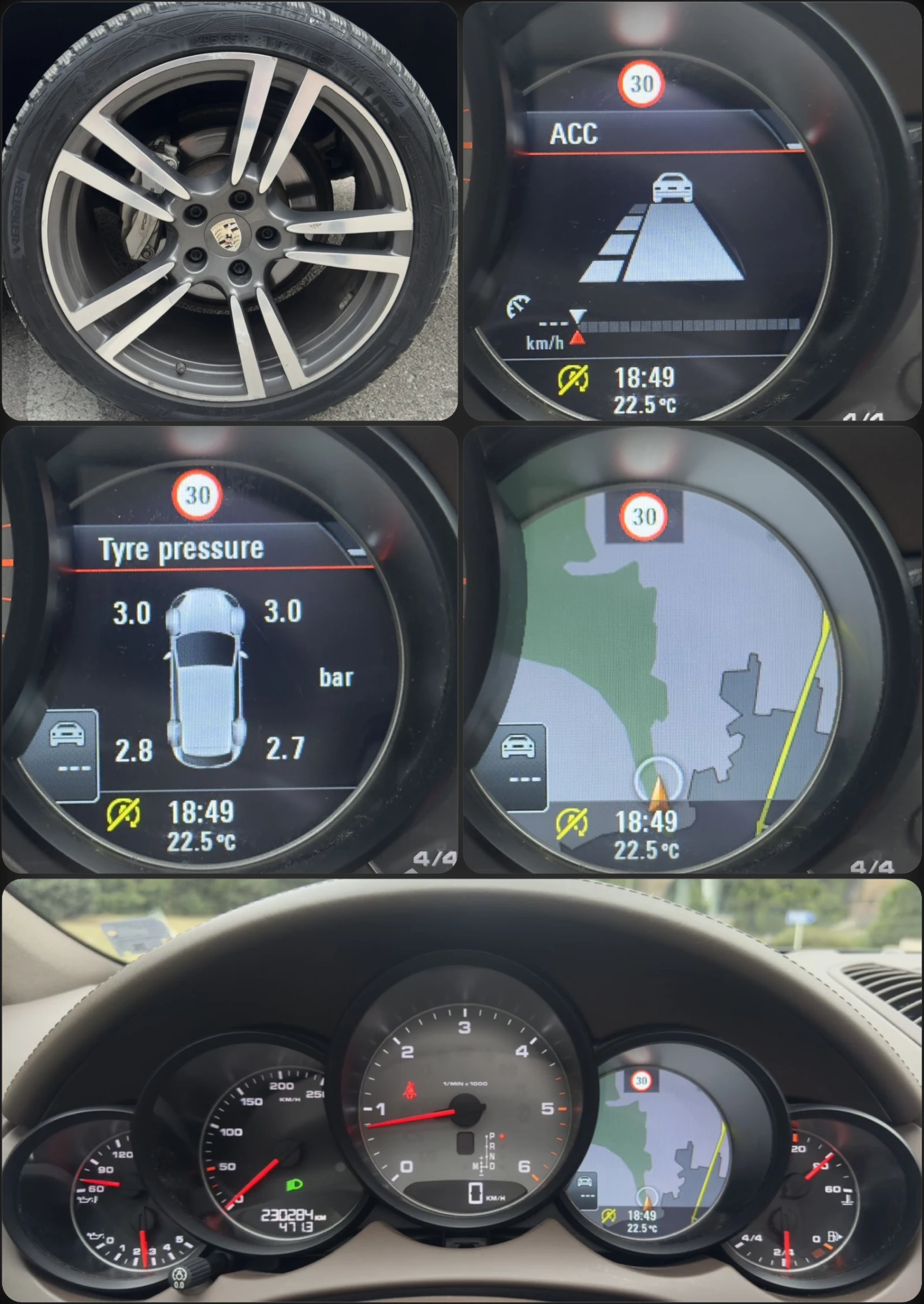 Porsche Cayenne S 4.2 V8 Diesel* 21* Pano* Distr* TOP* Бартер* Лиз, снимка 15 - Автомобили и джипове - 55422244