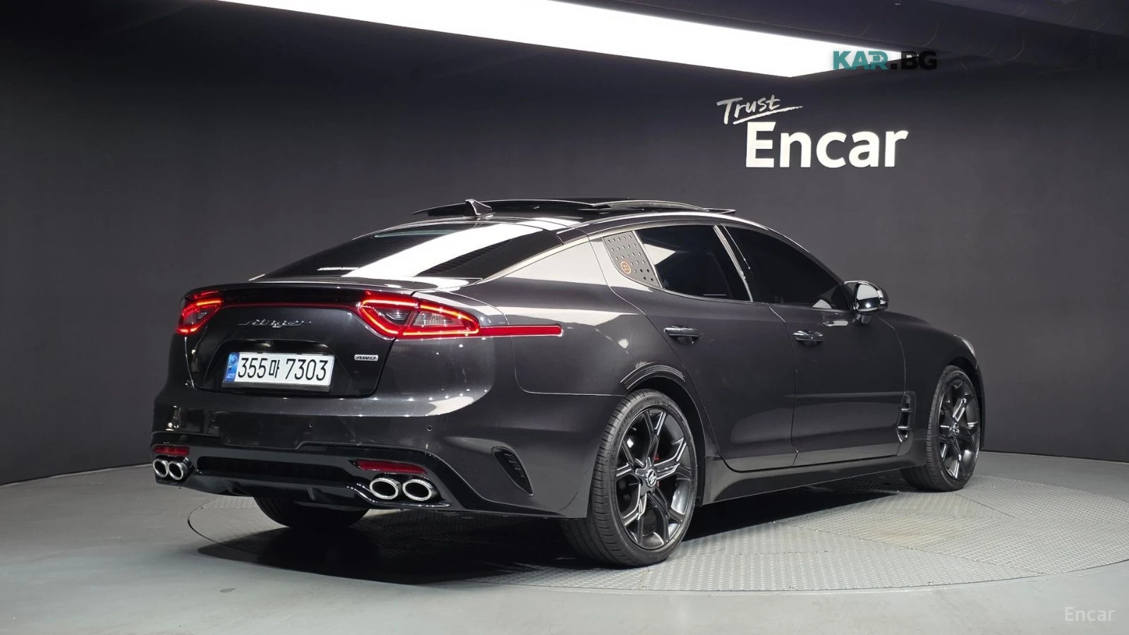 Kia Stinger 2.0 TURBO* PLATINUM* ОБДУХ* AWD* 360* HUD* , снимка 2 - Автомобили и джипове - 56012374