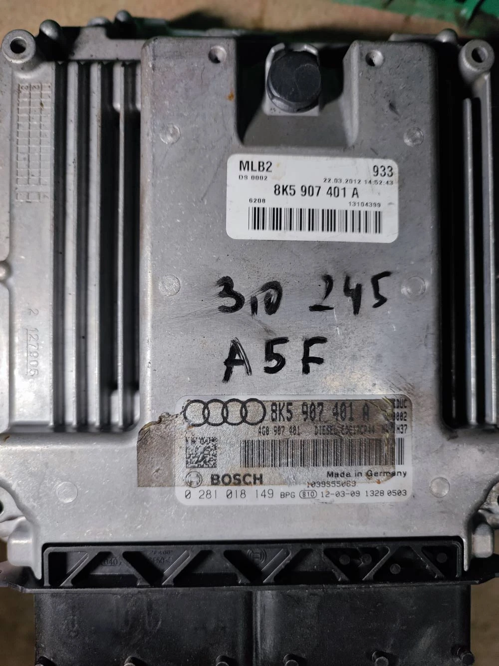 Компютър ECU Audi A4 A5 3.0 245кс CDU EDC17CP44 8k5907401a