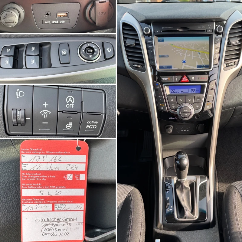 Hyundai I30 1.6CRDI Внос Швейцария, NAVI, Камера, PDC, LED, Te, снимка 17 - Автомобили и джипове - 49505473