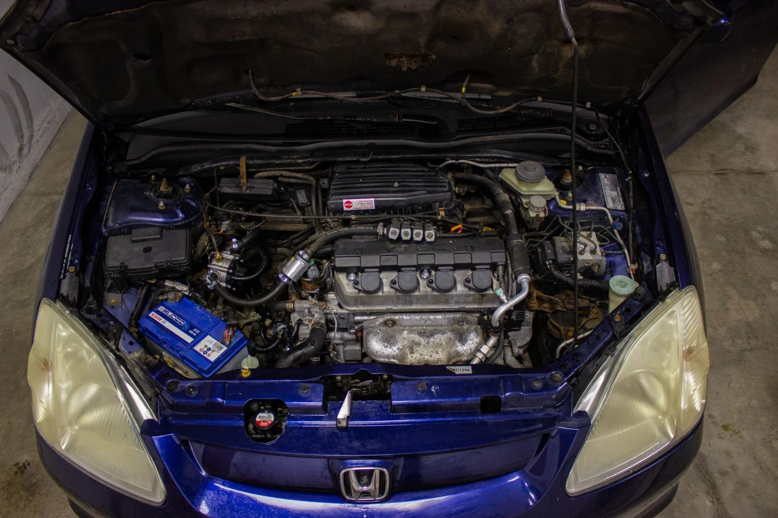 Honda Civic LPG 110hp, снимка 7 - Автомобили и джипове - 53940175