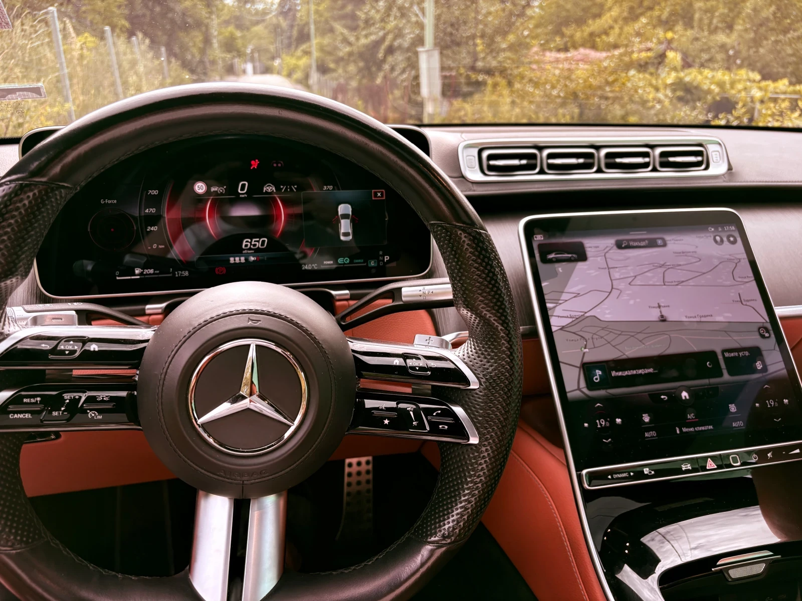 Mercedes-Benz S 580 * ГОТОВ ЛИЗИНГ ОТП* ПОЧТИ FULL ЕКСТРИ* 3D BURMASTE, снимка 11 - Автомобили и джипове - 55137665