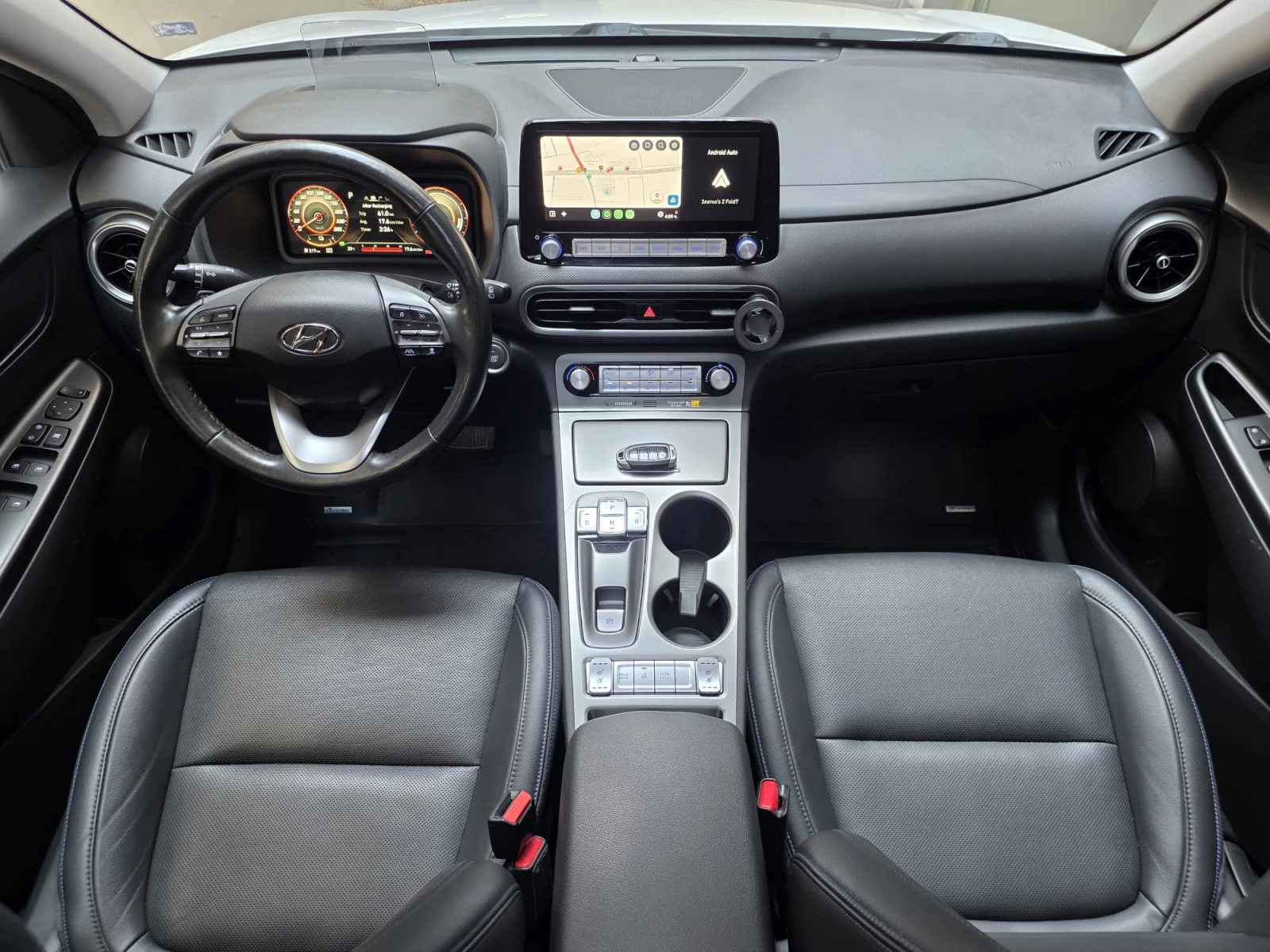 Hyundai Kona N-Line-Ultimate-HeadUp-HarmanKarbon-Обдухване-, снимка 14 - Автомобили и джипове - 55472736