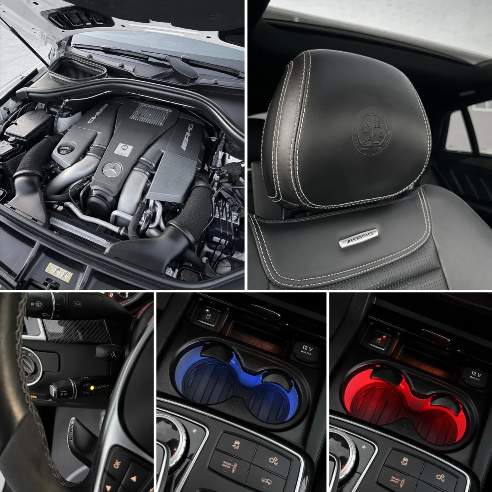 Mercedes-Benz GLE 63 S AMG COUPE/ 73 450km/ CARBON/ PANO/ 3xTV/ SPORT+ /, снимка 14 - Автомобили и джипове - 56046459
