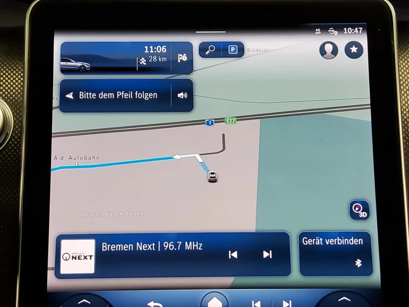 Mercedes-Benz C 220 AMG-LINE/200HP/DISTR+ /ACC/BSA/L.ASS/VCONTROL/848f, снимка 9 - Автомобили и джипове - 52153746