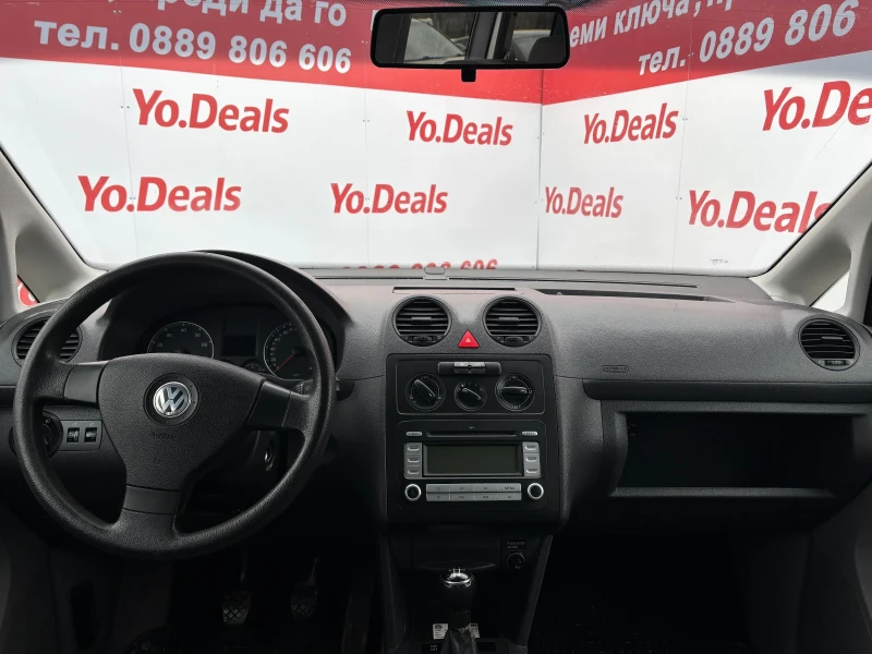 VW Caddy 1.6 ФАБРИЧЕН МЕТАН, снимка 11 - Автомобили и джипове - 53293582