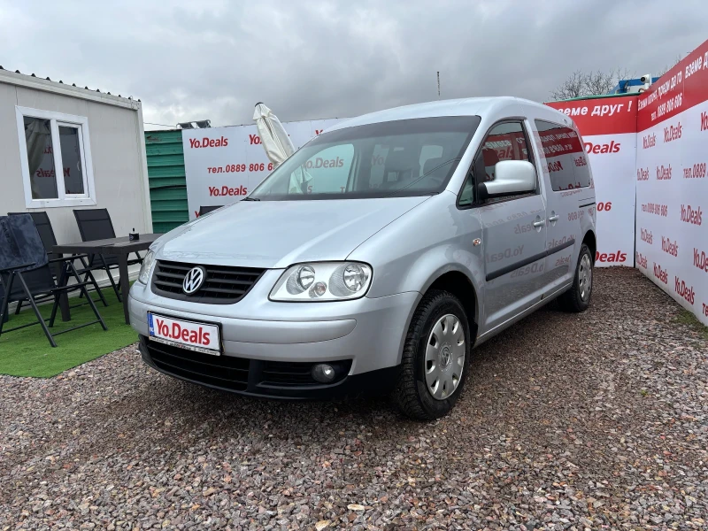 VW Caddy 1.6 ФАБРИЧЕН МЕТАН, снимка 2 - Автомобили и джипове - 53293582