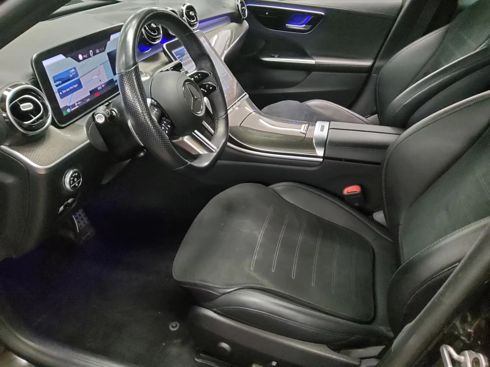 Mercedes-Benz C 220 AMG-LINE/200HP/DISTR+ /ACC/BSA/L.ASS/VCONTROL/848f - изображение 6