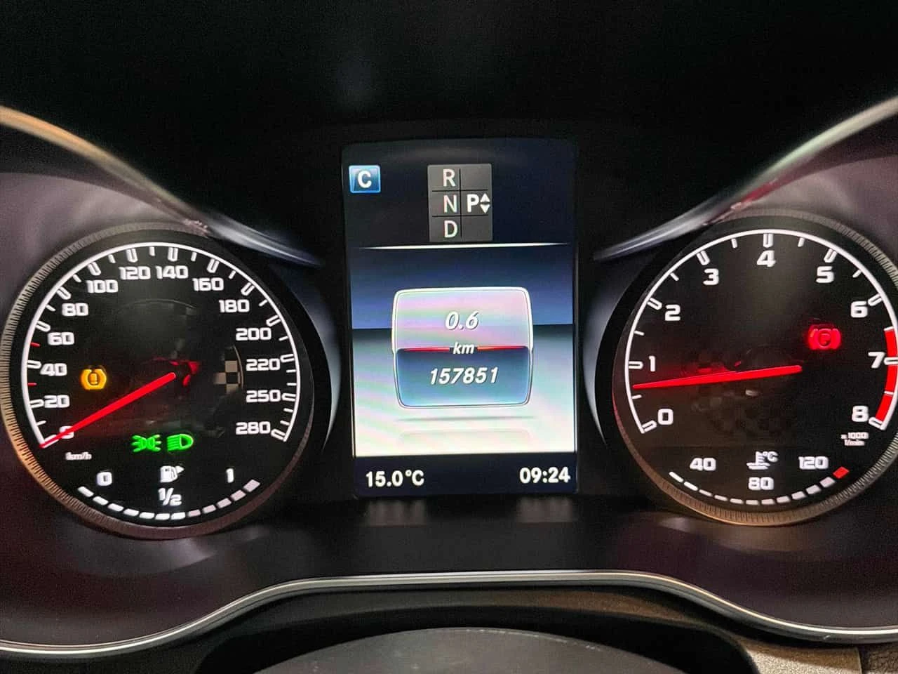 Mercedes-Benz C 450 AMG ПАНОРАМА/BURMESTER, снимка 9 - Автомобили и джипове - 54230355