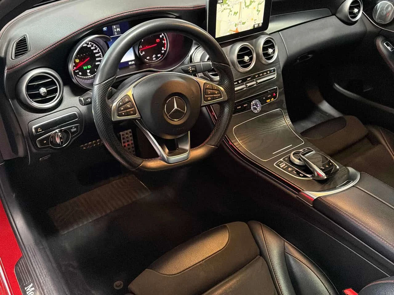 Mercedes-Benz C 450 AMG ПАНОРАМА/BURMESTER, снимка 8 - Автомобили и джипове - 54230355