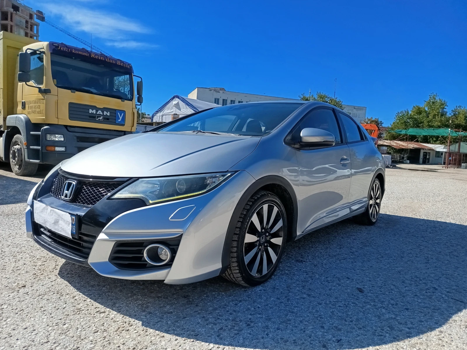 Honda Civic 1.6i-dtec, снимка 3 - Автомобили и джипове - 56558104