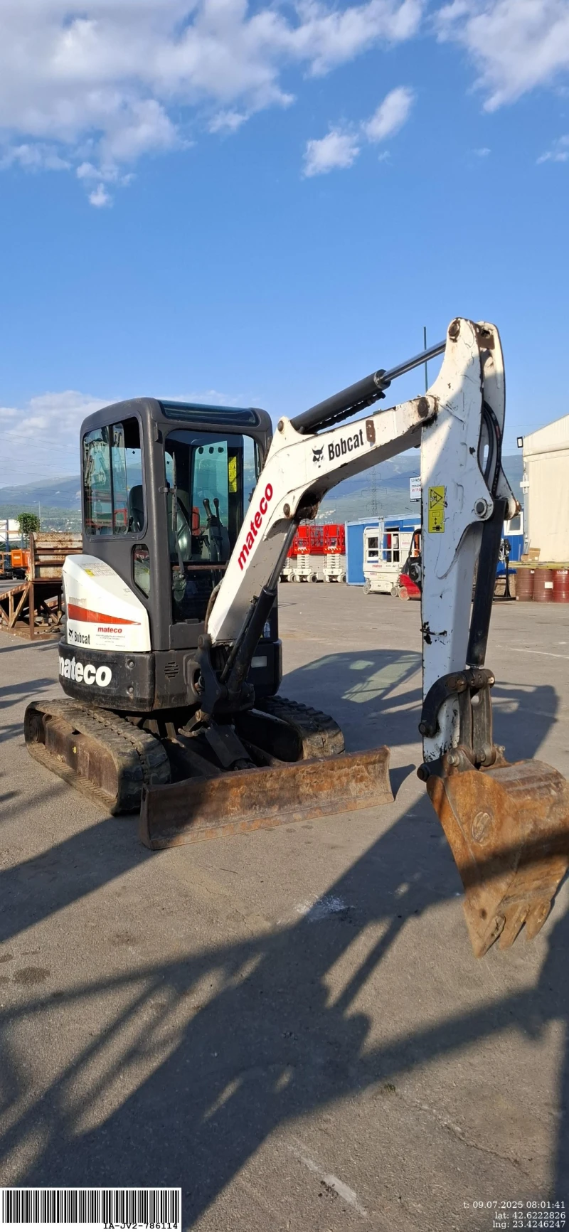 Багер Bobcat Е26, снимка 2 - Индустриална техника - 51187028