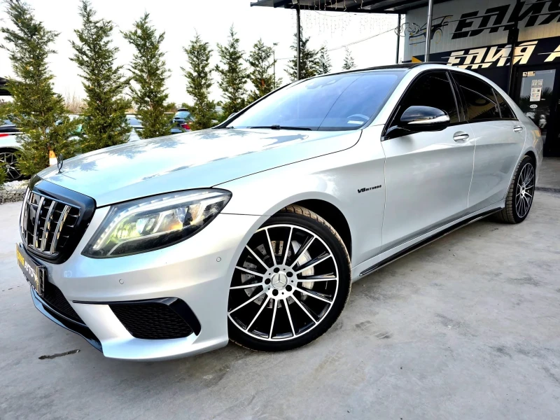 Mercedes-Benz S 350 D 4MATIC FULL AMG PACK ПАНО КАРБОН ЛИЗИНГ 100%, снимка 1 - Автомобили и джипове - 49522841