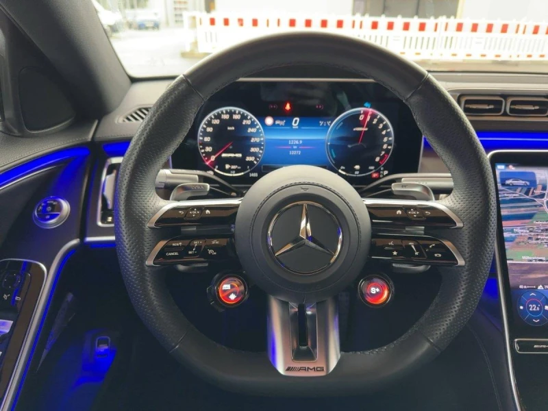 Mercedes-Benz S 63 AMG E-PERFORMANCE/4MATIC/ACTIVE RIDE/BURM/PANO/HEAD UP, снимка 11 - Автомобили и джипове - 53032450
