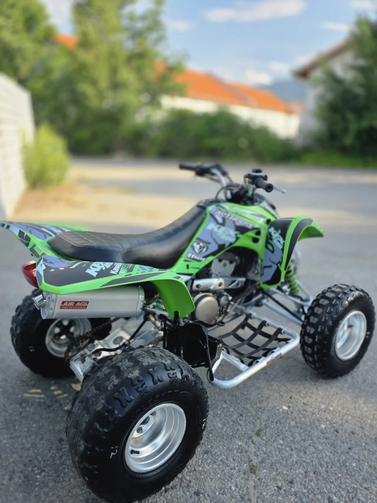Kawasaki Kfx 400 СТАРТЕР 2008Г БЕЗ ЗАБЕЛЕЖКИ, снимка 7 - Мотоциклети и мототехника - 55192203