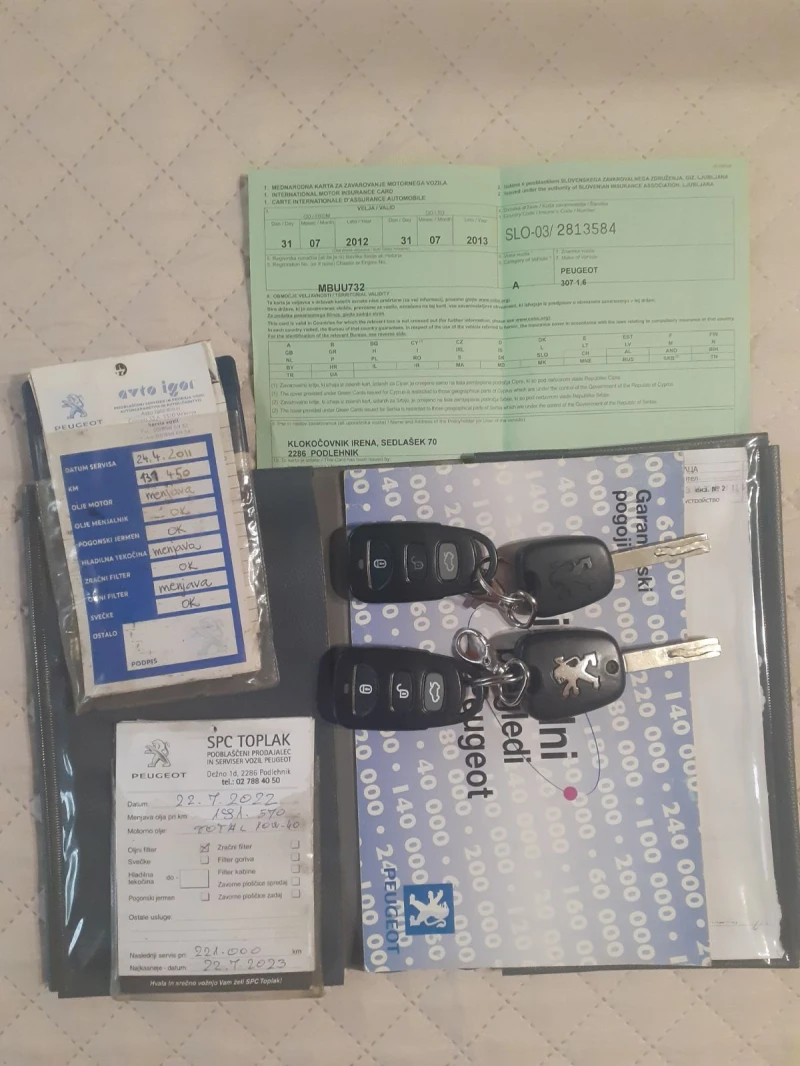 Peugeot 307, снимка 14 - Автомобили и джипове - 53483910