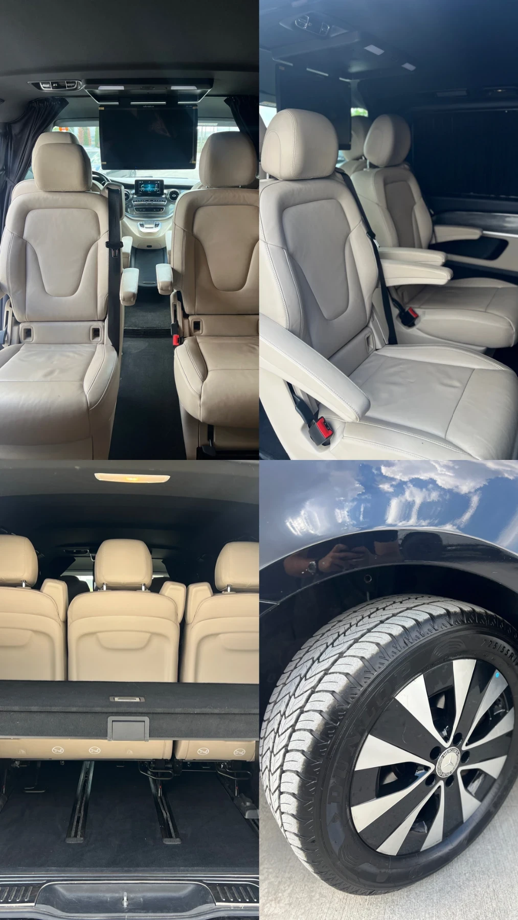 Mercedes-Benz V 300 V 250D/4MATIC/LED/NAVI/TV, снимка 16 - Автомобили и джипове - 54959774