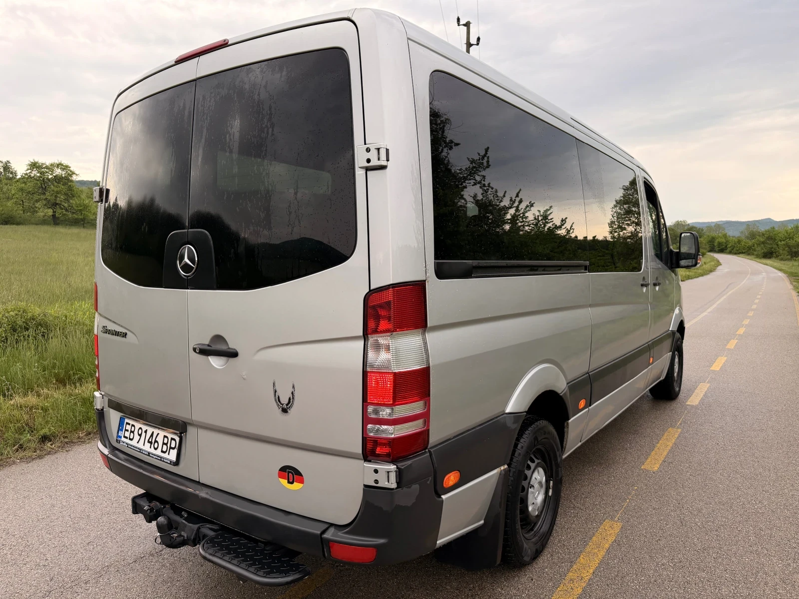 Mercedes-Benz Sprinter 215 CDI 150к.с* 9Места* Нави* Камера* Клима* FullЕ, снимка 8 - Бусове и автобуси - 54458096