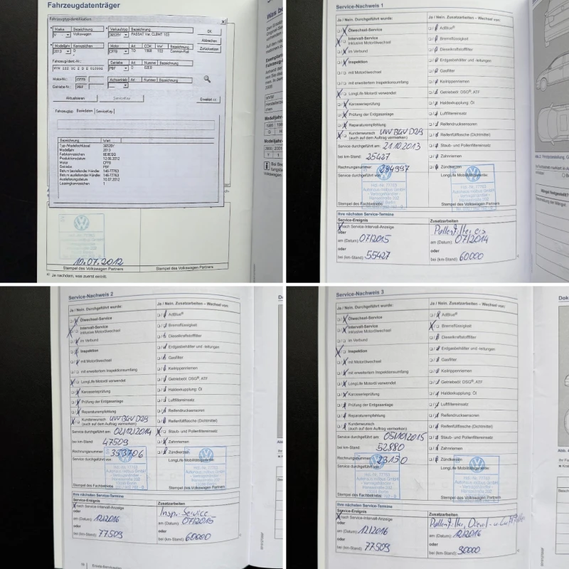 VW Passat 2.0TDI* СЕРВИЗНА КНИЖКА С ПЪЛНА ИСТОРИЯ В VW, снимка 15 - Автомобили и джипове - 53022762