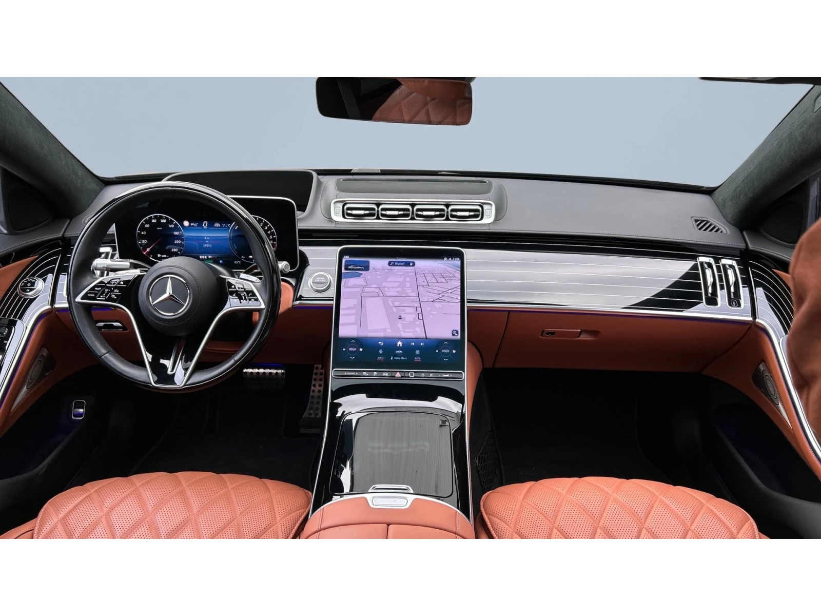 Mercedes-Benz S 580 L , 4MATIC , EXCLUSIVE , PANORAMA , Месечна вноска - изображение 8