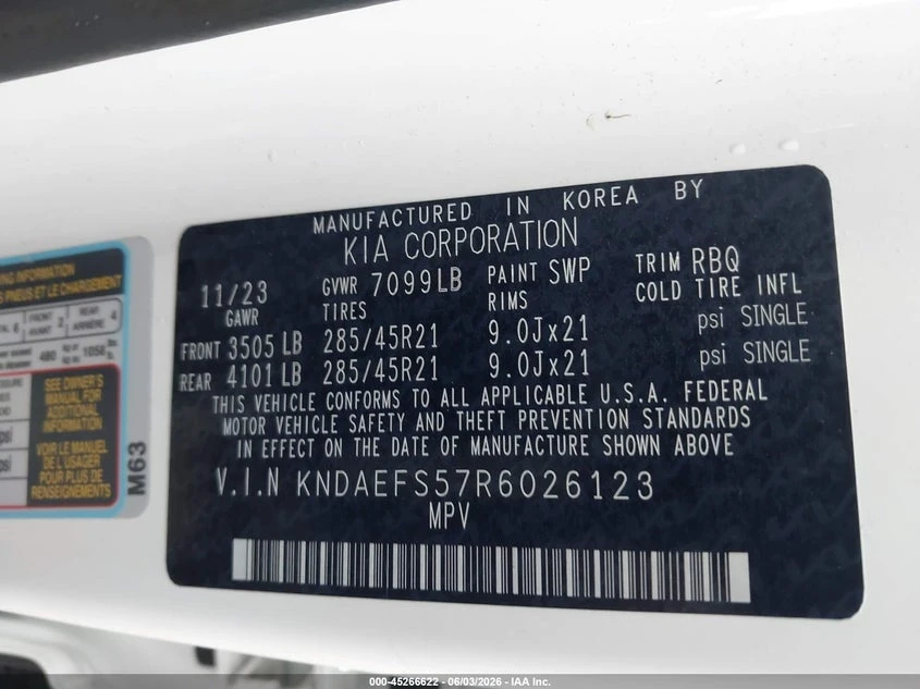 Kia EV9 Gt-Line, снимка 9 - Автомобили и джипове - 55126980