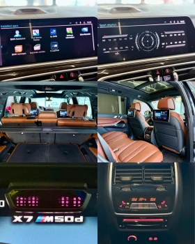 BMW X7 М50d* 7 Местен* Full* TV* Pano* Лизинг , снимка 16