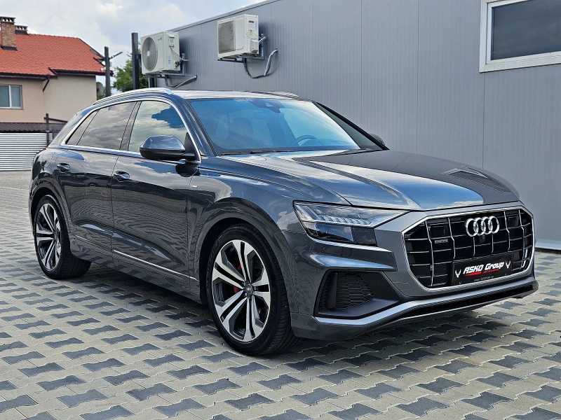 Audi Q8 3xS-LINE/DISTR/PANO/3DCAM/B&O/МАСАЖ/ПОДГРEB/AIR/LI, снимка 3 - Автомобили и джипове - 51270069